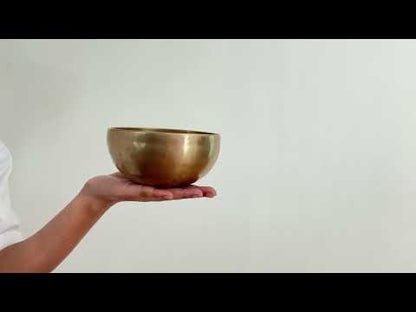 Hand Hammered Singing Bowl - Base Note F4 352
