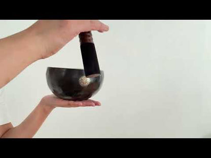 Silver Moon Singing Bowl - Base Note E4 (327 Hz)