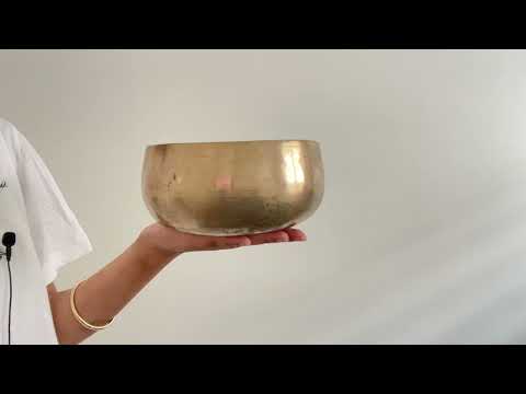 Remuna Singing Bowl - Base note G3 (194 Hz)