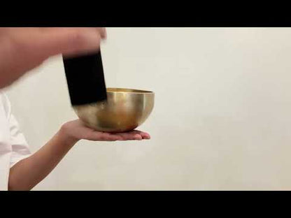 Hand Hammered Moon Singing Bowl - Base Note E4 325