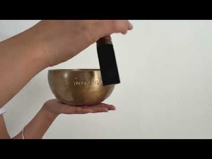 Hand Hammered Moon Singing Bowl - Base Note D#4 311 Hz