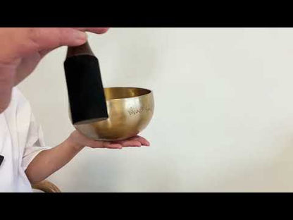 Hand Hammered Moon Singing Bowl - Base Note C4 260 Hz