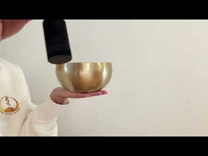Hand Hammered Singing Bowl - Base Note D#4 308 Hz