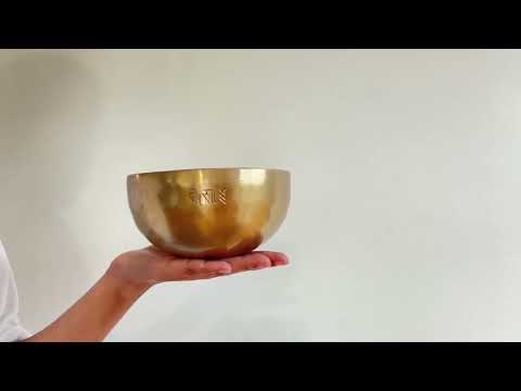 Hand Hammered Moon Singing Bowl - Base Note D4 286 Hz