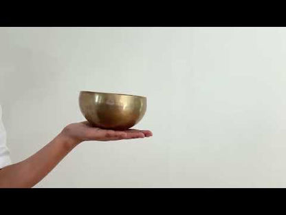 Hand Hammered Singing Bowl - Base Note G#4 414