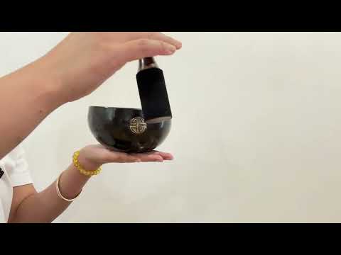 Silver Moon Singing Bowl - Base Note E4 (337 Hz)