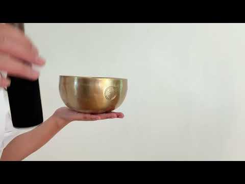 Hand Hammered Moon Singing Bowl - Base Note C4 261