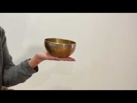 Small Contemporary Flow Singing Bowl - Base note F4 (355)