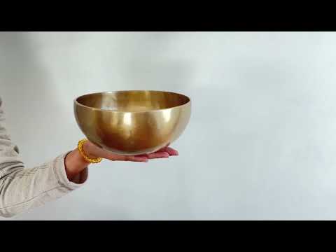 Hand Hammered Singing Bowl - Base Note G#3 208 Hz