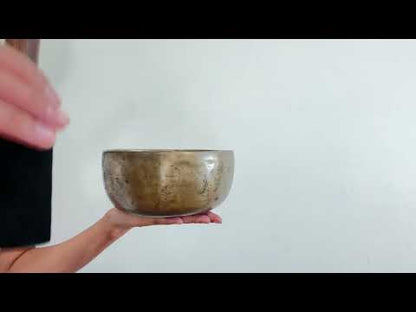 Tara Singing Bowl (thick rim) - Base Note G#3 (205 Hz)