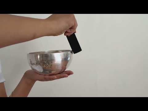 Silver Moon Singing Bowl - Base Note C5 (510 Hz)