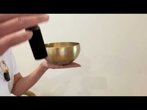 Hand Hammered Singing Bowl - Base Note C#4 272 Hz