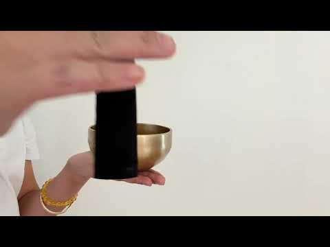 Hand Hammered Moon Singing Bowl - Base Note C#5 (568) Hz