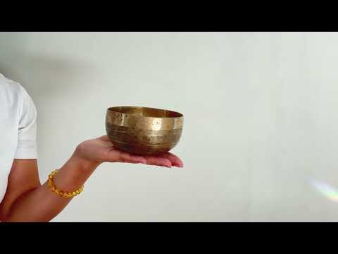 Small Tara Singing Bowl - Base Note D#4 (312 Hz)