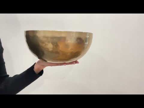 Deep Sounding Hand Hammered Bowl - G#2 103 Hz