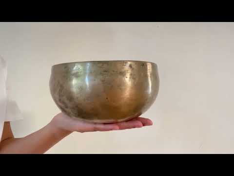 Tara Singing Bowl - Base Note A#2 (113 Hz)