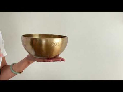 Hand Hammered Moon Singing Bowl - Base Note A3 230 Hz