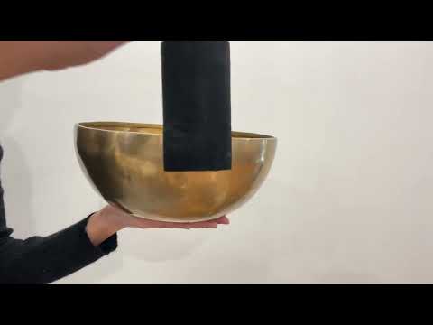 Hand Hammered Singing Bowl - Base Note A#2 116Hz