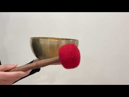 Hand Hammered Singing Bowl - Base Note F3 179Hz