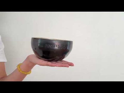 Silver Moon Singing Bowl - Base Note D4 (299 Hz)