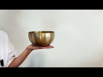 Hand Hammered Moon Singing Bowl - Base Note C4 260 Hz