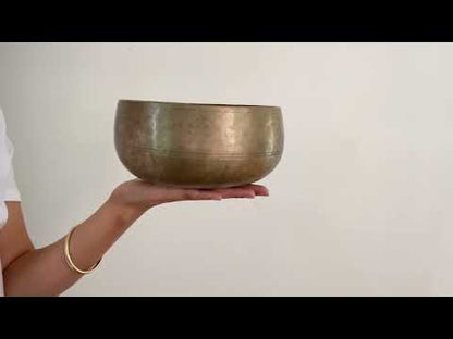 Remuna Singing Bowl - F#3 (184 Hz)