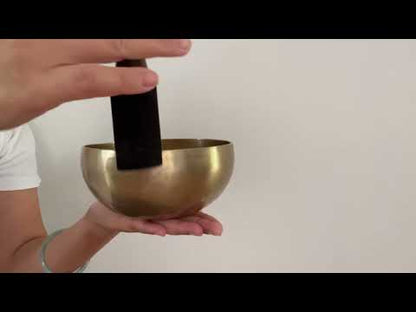Small Hand Hammered Singing Bowl - Base note B3 (244 Hz)