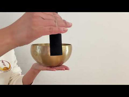 Hand Hammered Moon Singing Bowl - Base Note C4 262 Hz