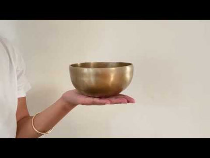 Small Contemporary Flow Singing Bowl - Base note F#4 (374 Hz)