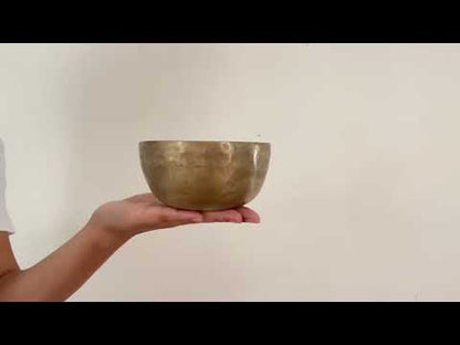 Small Tara Singing Bowl - Base Note D4 (301 Hz)