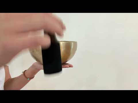 Hand Hammered Moon Singing Bowl - Base Note A3 224 Hz