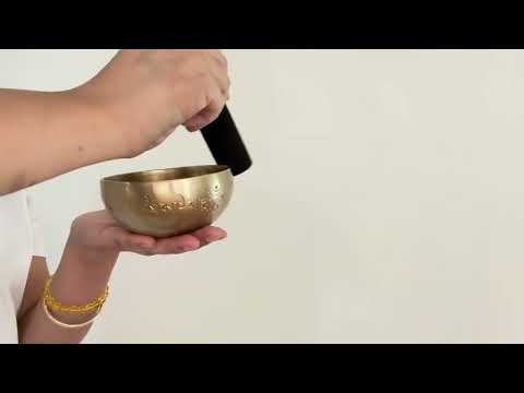 Hand Hammered Moon Singing Bowl - Base Note E5 (661) Hz