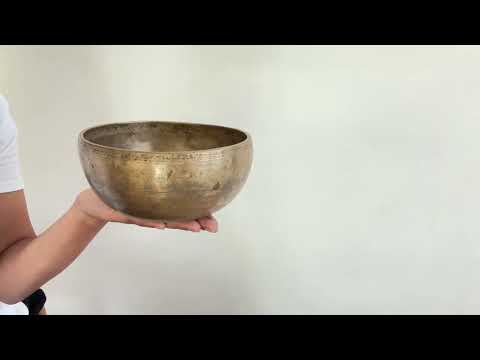 Tara Singing Bowl (thick rim) - Base Note D#4 (311 Hz)