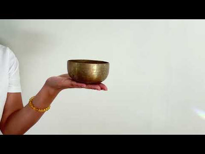 Small Tara Singing Bowl - Base Note G4 (393 Hz)