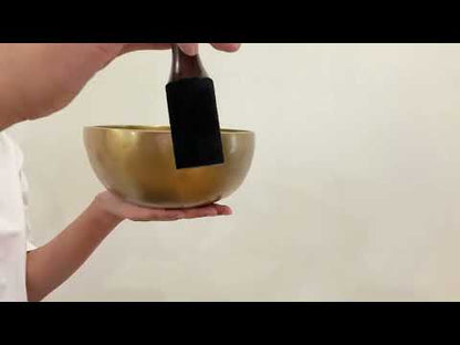 Hand Hammered Singing Bowl - Base Note A3 218 Hz