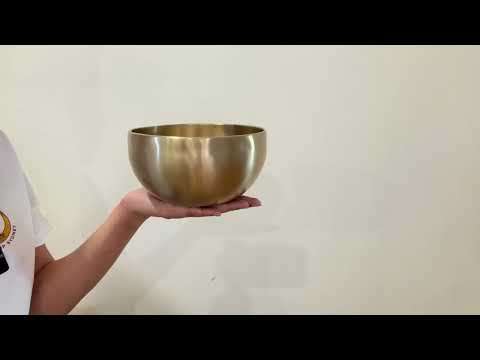 Hand Hammered Singing Bowl - Base Note D4 285 Hz