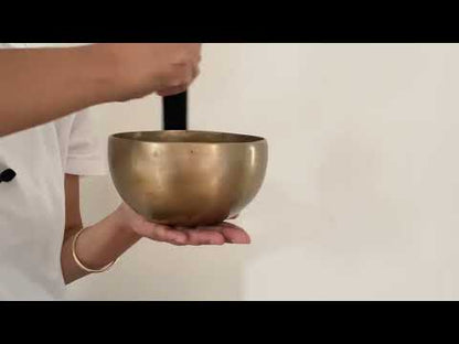 Small Contemporary Flow Singing Bowl - Base note F#4 (371 Hz)