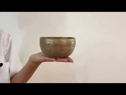 Small Tara Singing Bowl - Base Note F#4 (359 Hz)