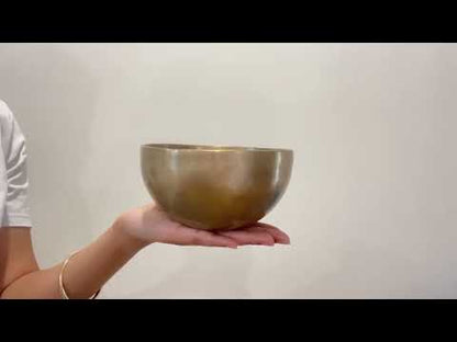 Small Hand Hammered Singing Bowl - Base note F4 (339)