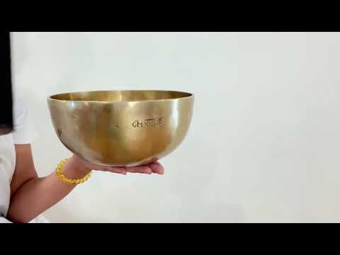 Hand Hammered Moon Singing Bowl - Base Note C#3 (141) Hz