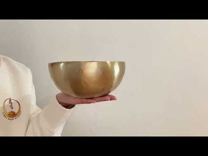 Hand Hammered Singing Bowl - Base Note G3 193 Hz