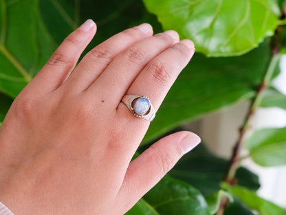 Moonstone and Sterling Silver Ring #2