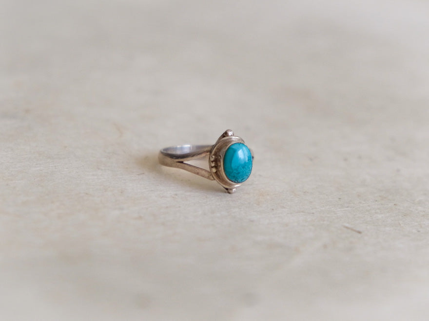 Turquoise and Sterling Silver Ring