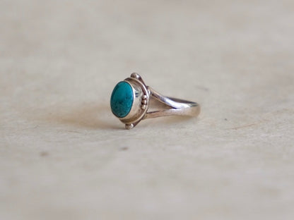 Turquoise and Sterling Silver Ring