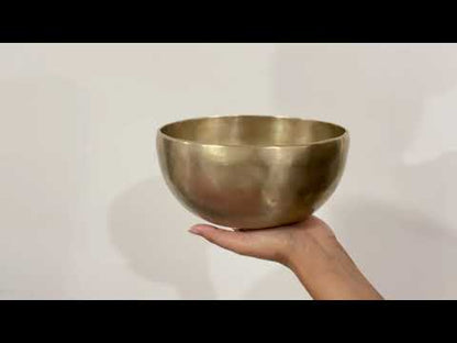 Contemporary Matte Finish Bowl - Base note G# 205 Hz
