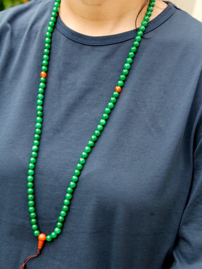 108 bead Green Onyx Mala