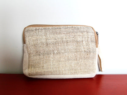 Back view of Nepalese hemp bag