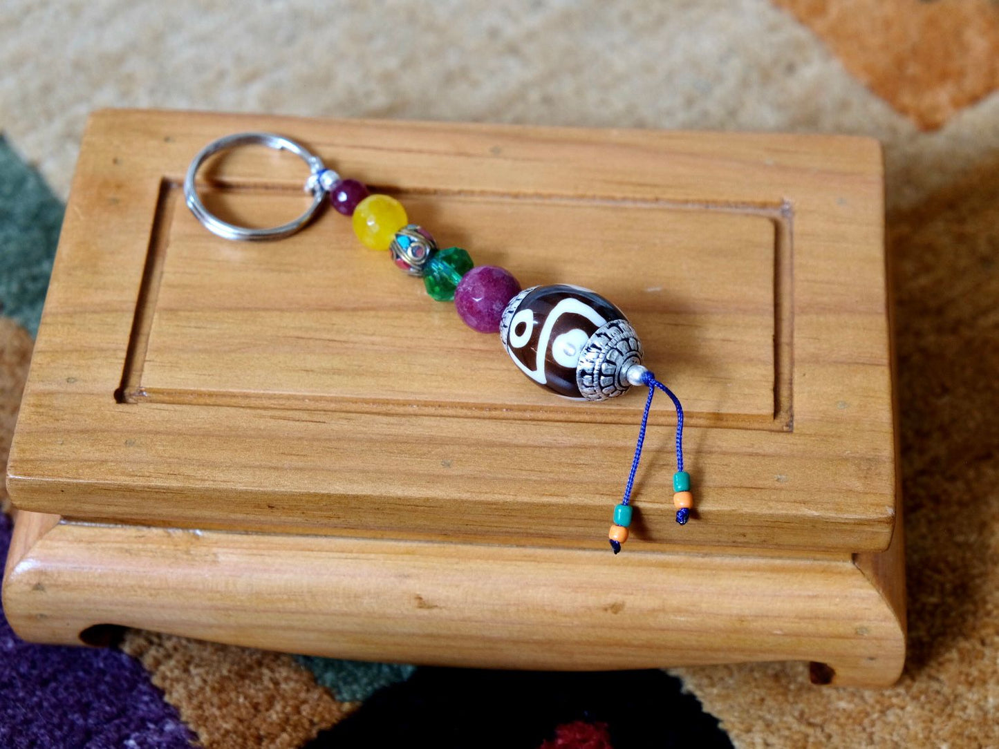 Vibrant Tibetan Keyring #3