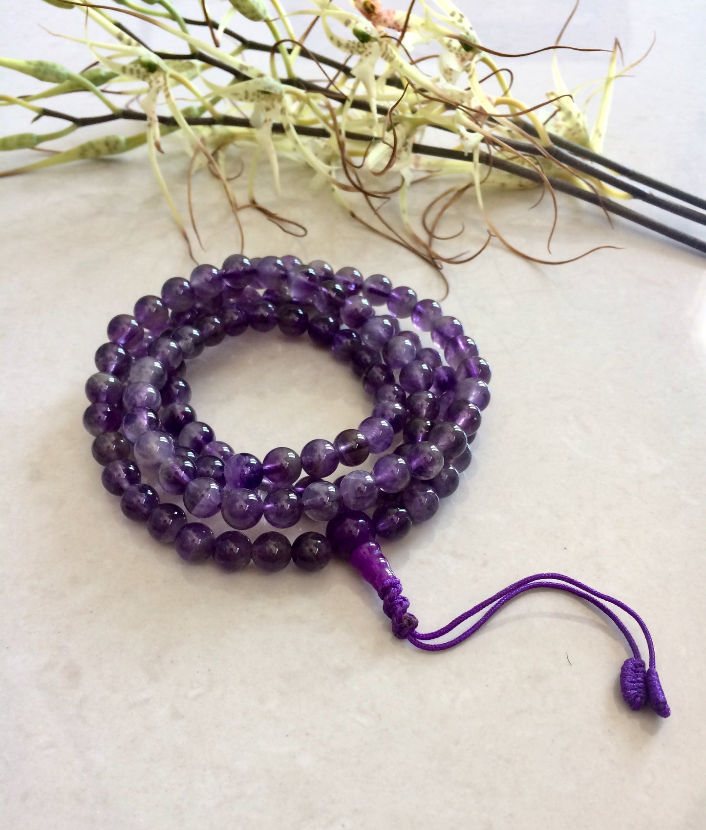 Amethyst Mala