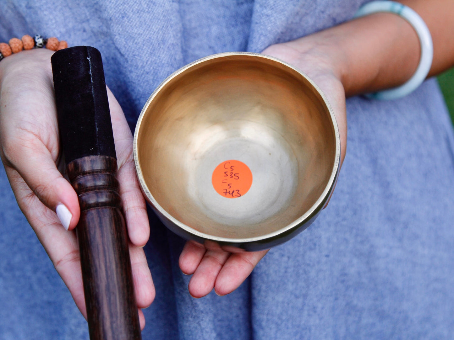 Small Contemporary Flow Singing Bowl - Base note C5 535 Hz